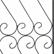 Safavieh Pagan Iron Arches in Black