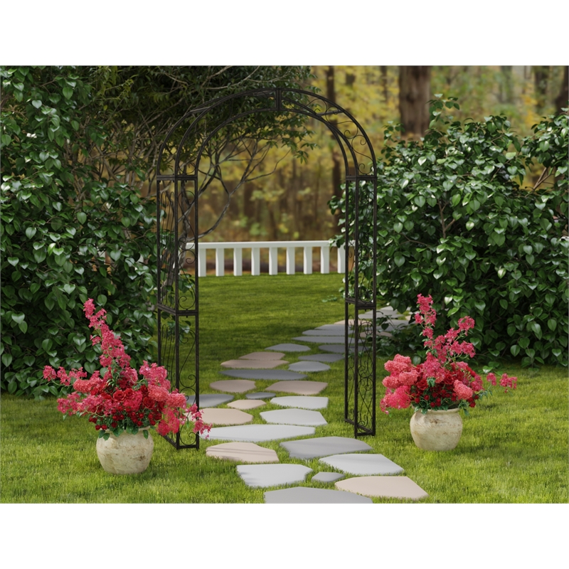 Safavieh Pagan Iron Arches in Black