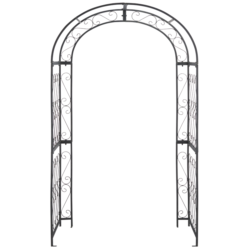 Safavieh Pagan Iron Arches in Black