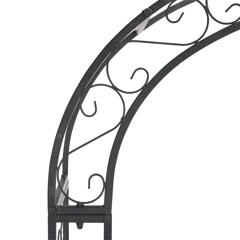 Safavieh Pagan Iron Arches in Black