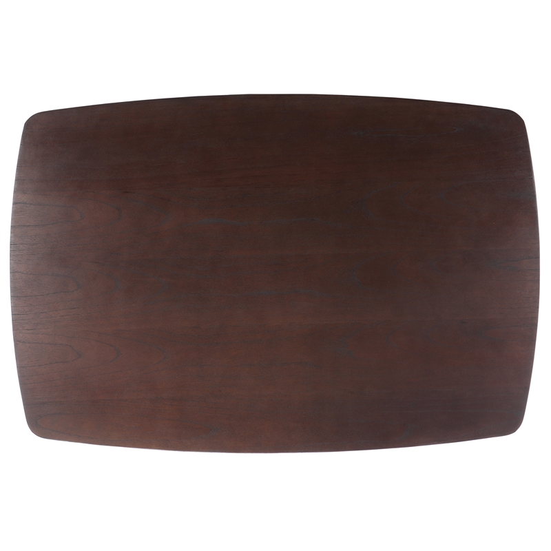 Safavieh Barnard Wood Coffee Table in Walnut
