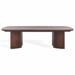 Safavieh Barnard Wood Coffee Table in Walnut