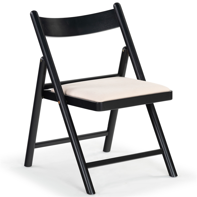 safavieh jacie wood dining chair in black / white