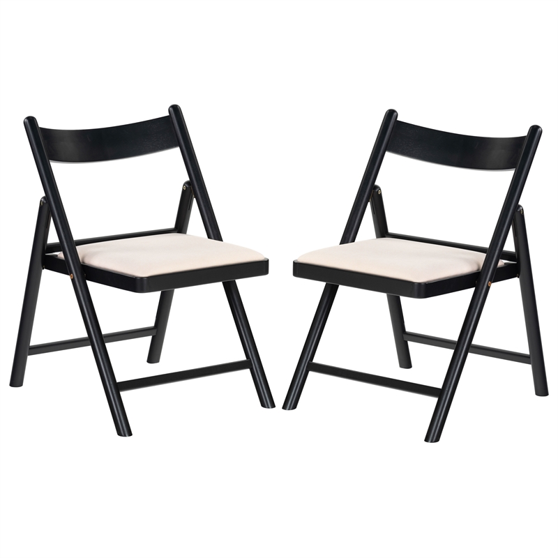 safavieh jacie wood dining chair in black / white