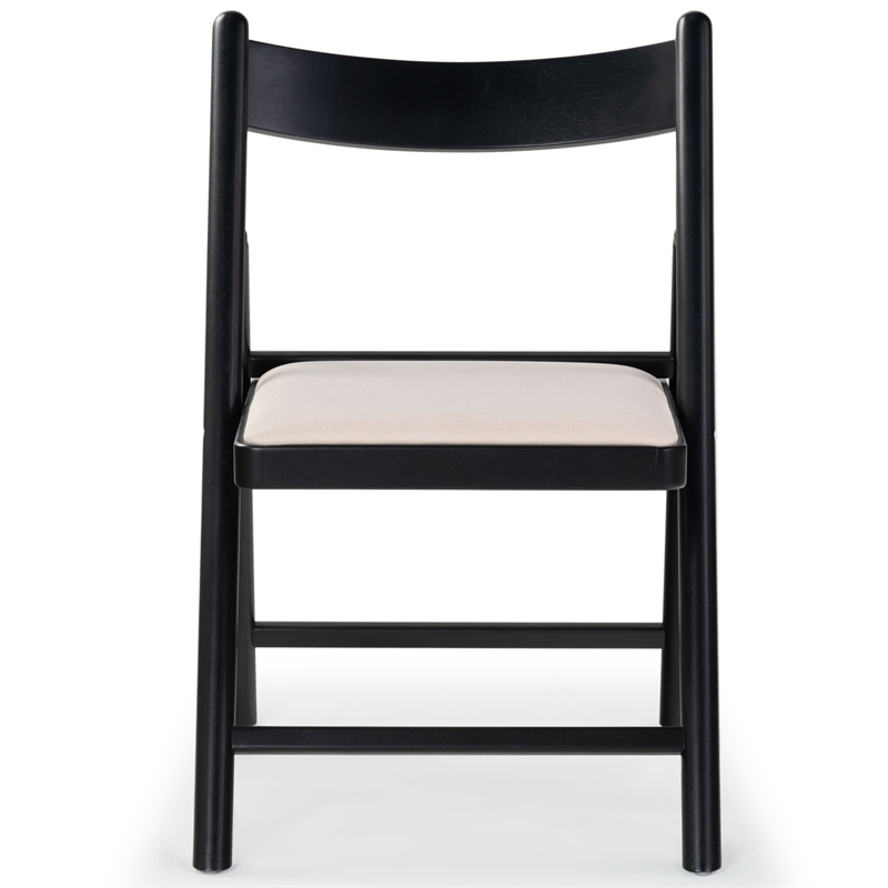 Safavieh Jacie Wood Dining Chair in Black / White