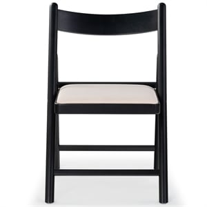 Safavieh Jacie Wood Dining Chair in Black / White