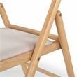 Safavieh Jacie Wood Dining Chair in Natural / White