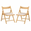 Safavieh Jacie Wood Dining Chair in Natural / White