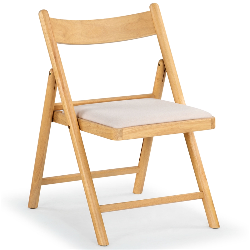 Safavieh Jacie Wood Dining Chair in Natural / White