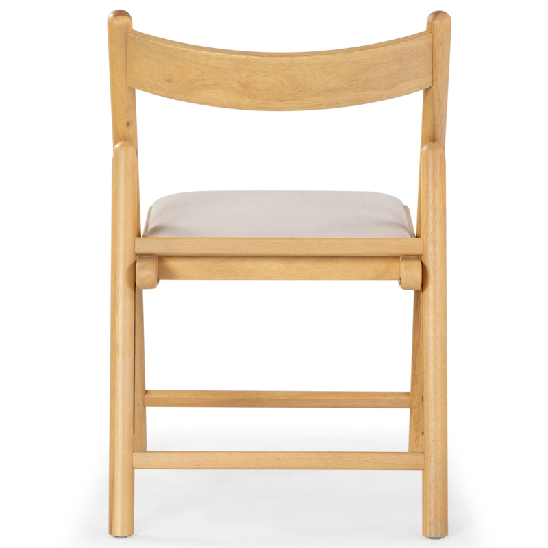 Safavieh Jacie Wood Dining Chair in Natural / White