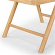 Safavieh Jacie Wood Dining Chair in Natural / White