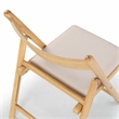Safavieh Jacie Wood Dining Chair in Natural / White