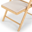 Safavieh Jacie Wood Dining Chair in Natural / White