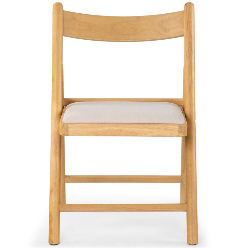 Safavieh Jacie Wood Dining Chair in Natural / White