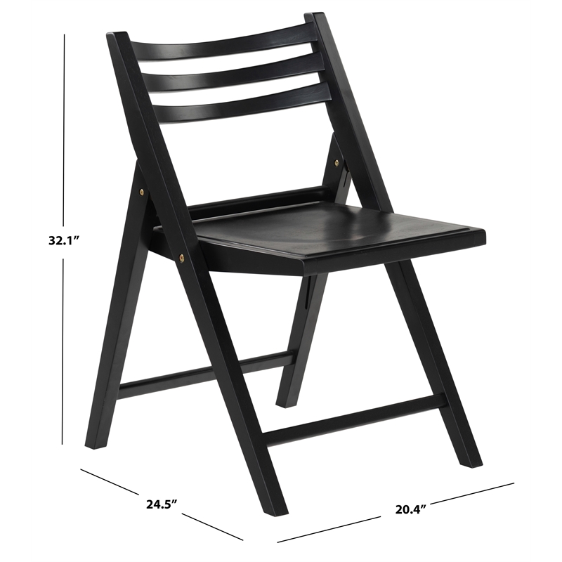 Safavieh Jacie Wood  Dining Chair in Black