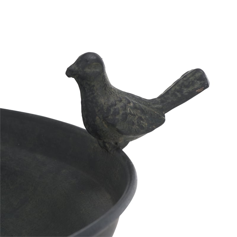 Safavieh Ashlan  Iron Bird Baths in Black