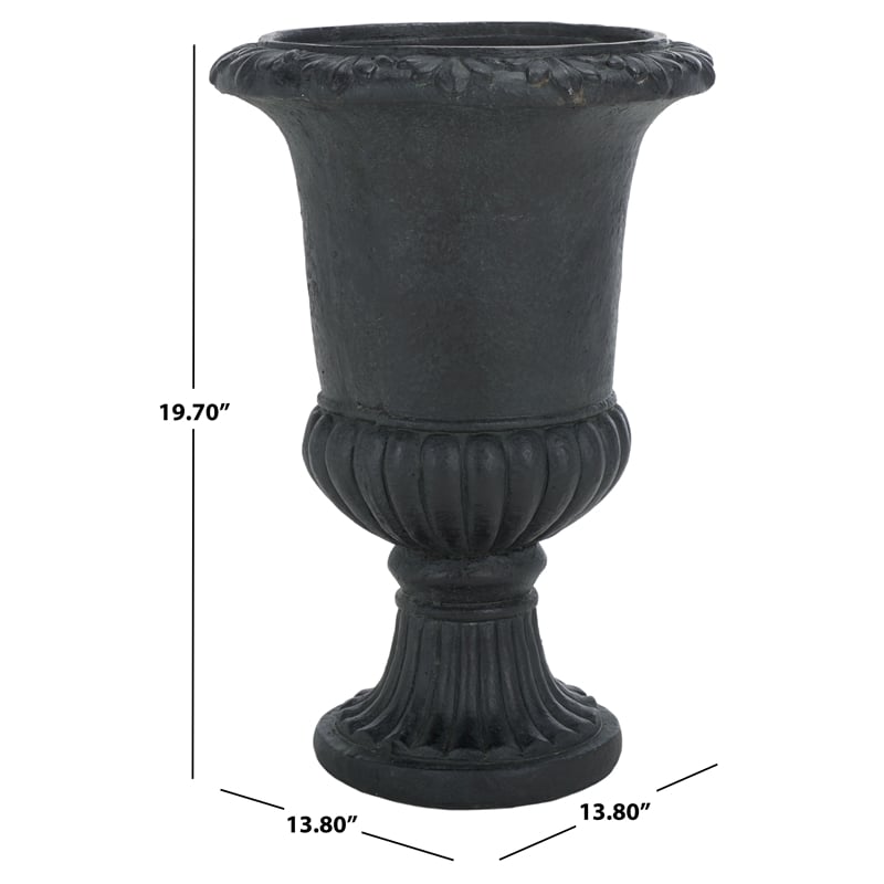 Safavieh Paul Resin Planters in Black