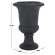 Safavieh Paul Resin Planters in Black