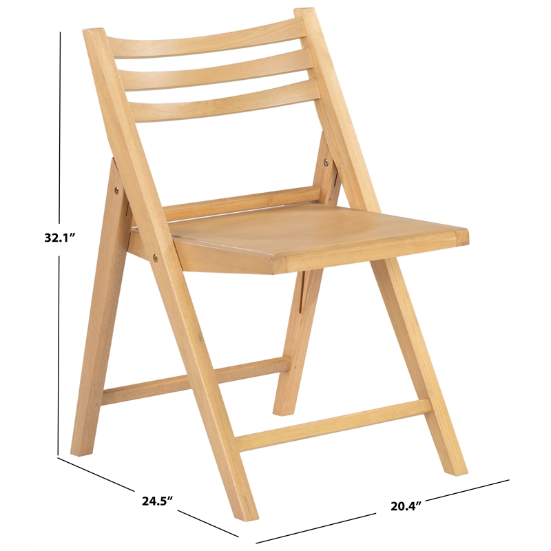 Safavieh Jacie Wood Dining Chair in Natural