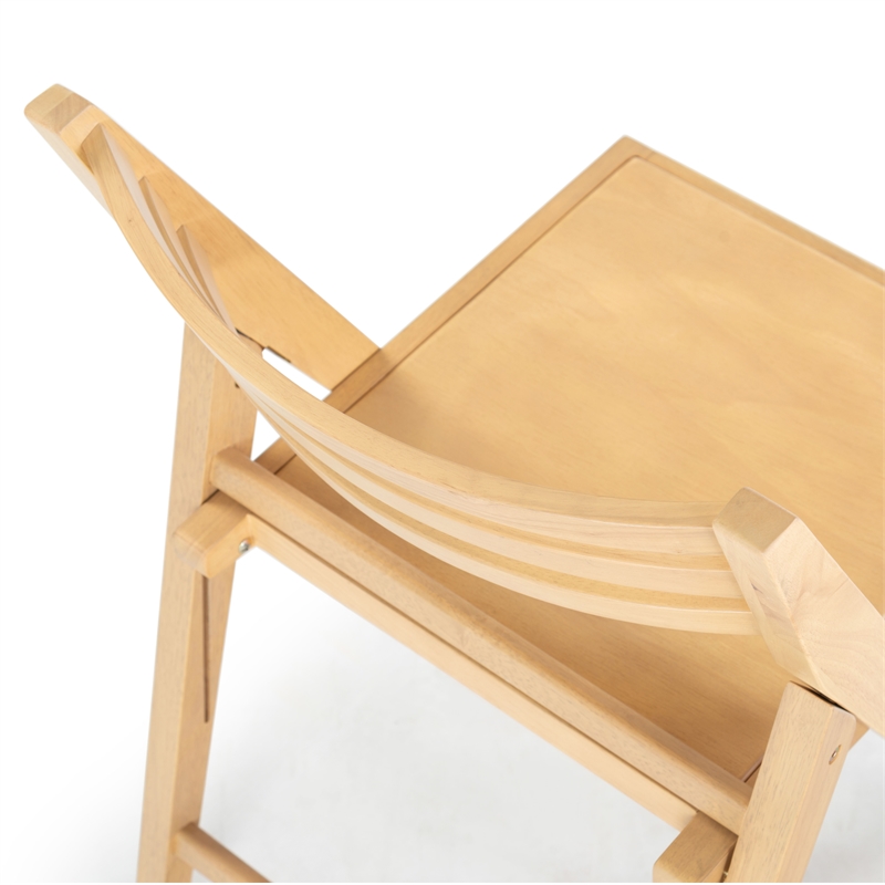 Safavieh Jacie Wood Dining Chair in Natural