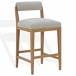 Safavieh Oaklie Wood  Counterstool in Taupe / Natural