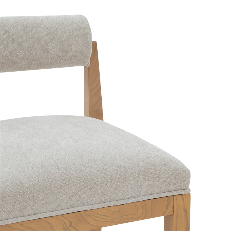 Safavieh Oaklie Wood  Counterstool in Taupe / Natural