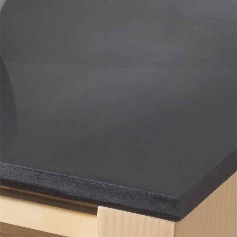 Safavieh Abbianna Wood and Steel Nightstand in Natural / Black