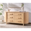 Safavieh Darrynn Pine Wood Dresser in Natural