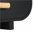 Safavieh Peterson Pine Wood Dresser in Black / Natural