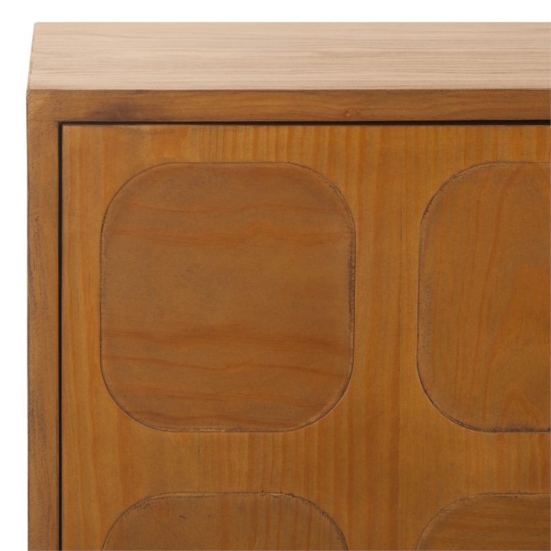 Safavieh Benedict Pine Wood Sideboard in Natural