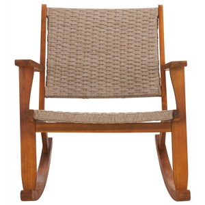 Safavieh Daniel Polyester  Rocking Chair in Natural / Natural
