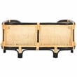 Safavieh Timo Rattan and Cotton Pet Accessories in Beige /  Black