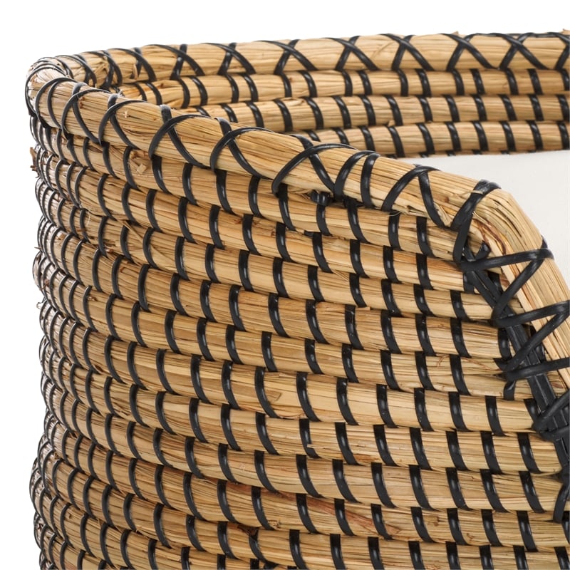 Safavieh Sarge Seagrass and Cotton  Pet Accessories in Beige / Natural