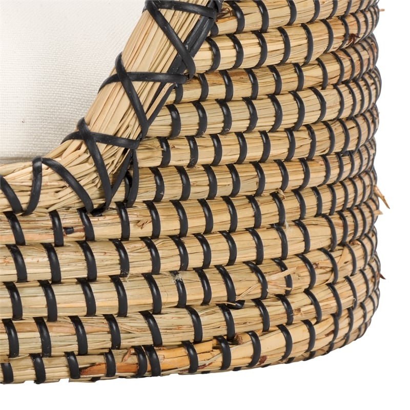 Safavieh Sarge Seagrass and Cotton  Pet Accessories in Beige / Natural