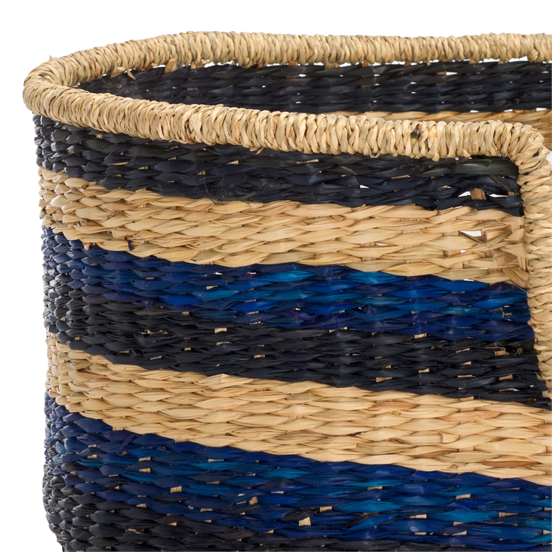 Safavieh Elyon Seagrass Pet Accessories in Beige / Natural / Black /Blue