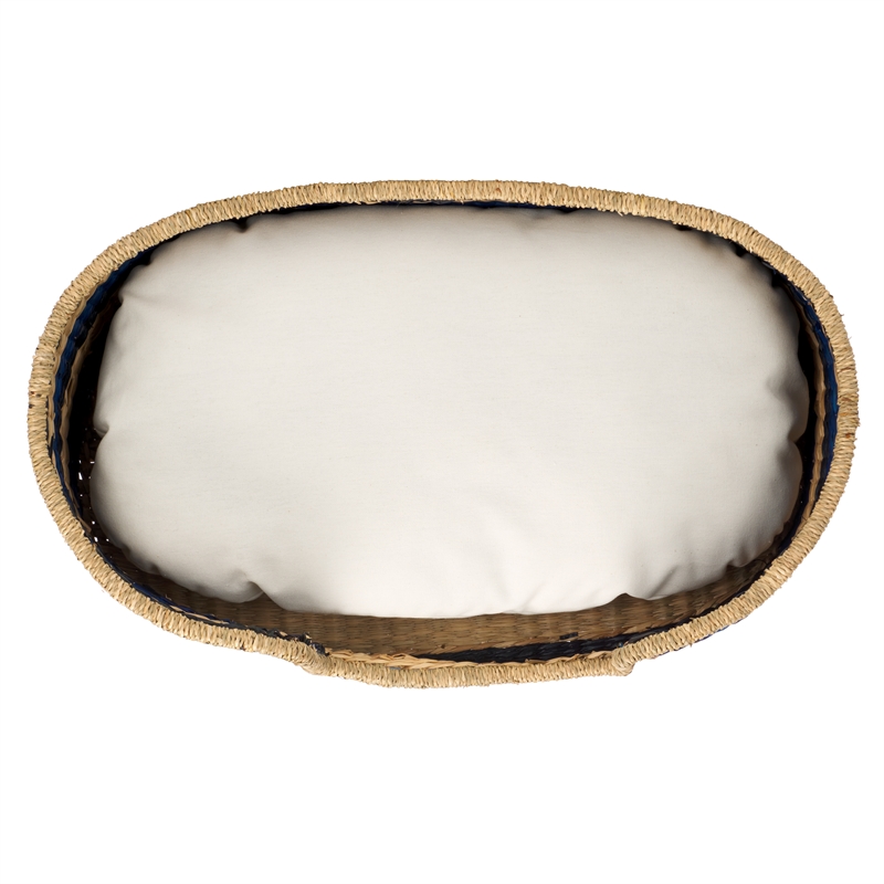 Safavieh Elyon Seagrass Pet Accessories in Beige / Natural / Black /Blue