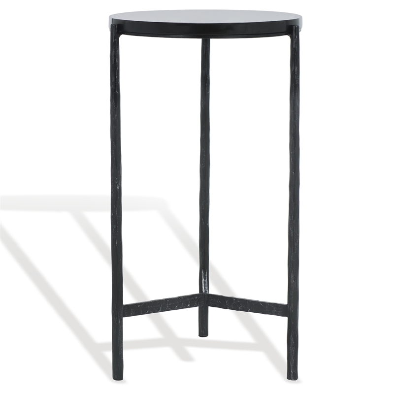 Safavieh Marylou Iron Drink Table in Black / Black