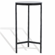 Safavieh Marylou Iron Drink Table in Black / Black
