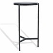Safavieh Marylou Iron Drink Table in Black / Black