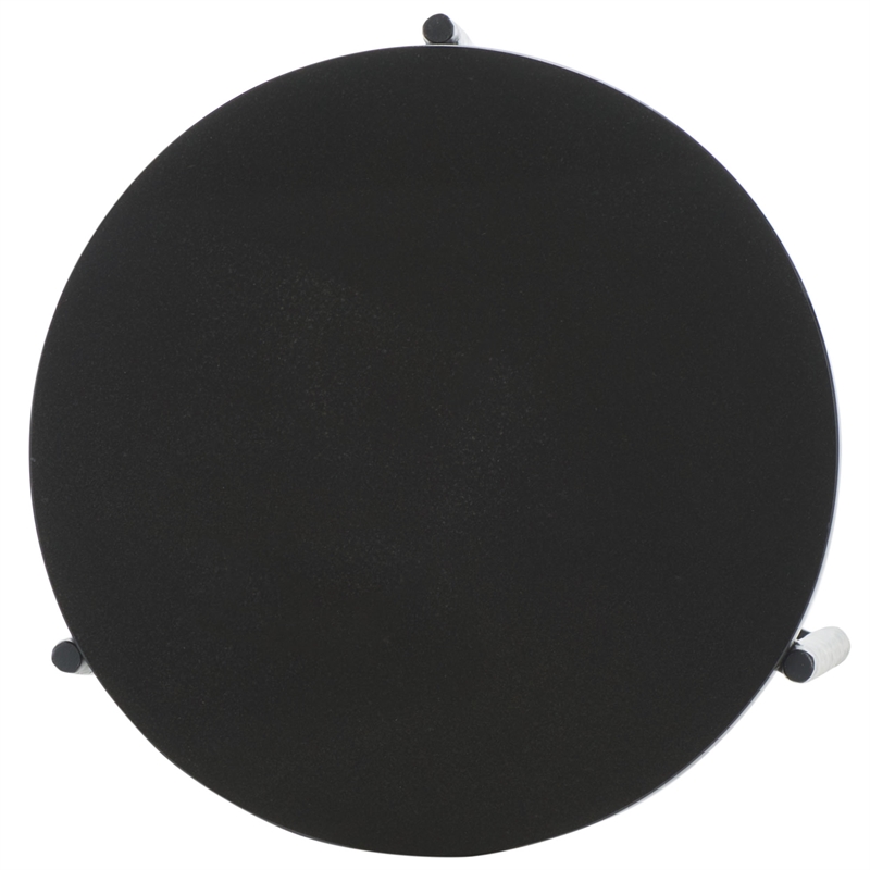 Safavieh Marylou Iron Drink Table in Black / Black