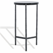 Safavieh Marylou Iron Drink Table in Black / Black