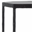 Safavieh Galvin  Iron Drink Table in Black / Black