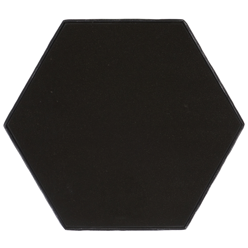 Safavieh Galvin  Iron Drink Table in Black / Black