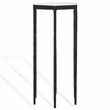 Safavieh Galvin Iron Drink Table in Black / White