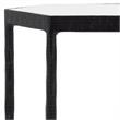 Safavieh Galvin Iron Drink Table in Black / White