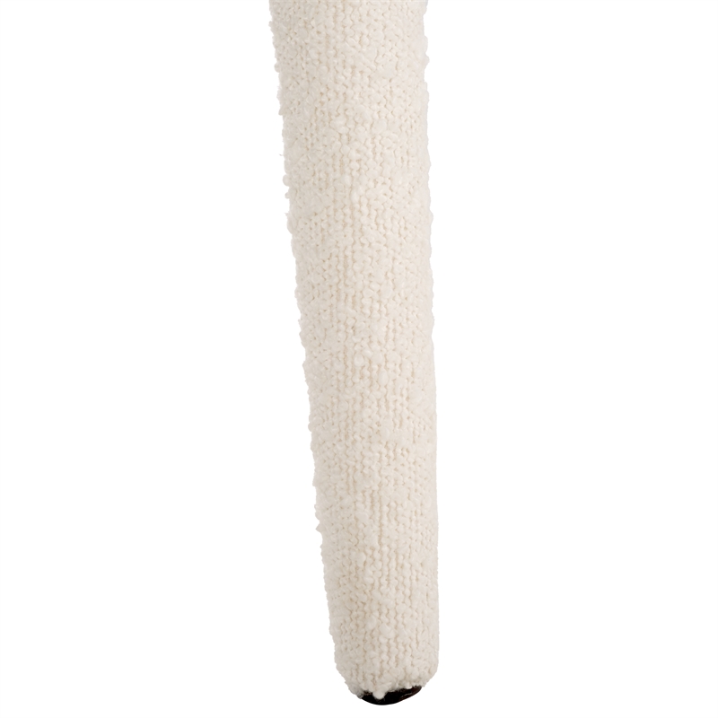 Safavieh Derrick Birch and Steel Dining Chair in Ivory