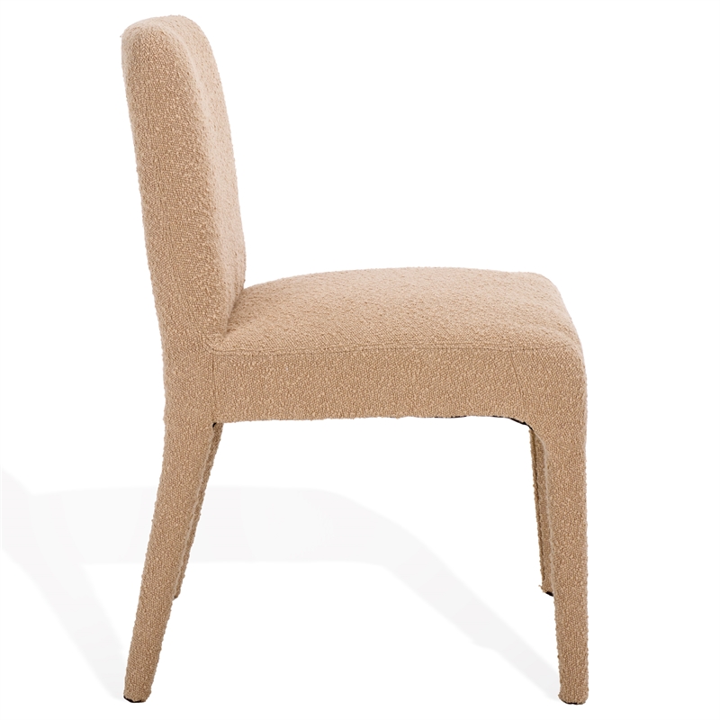 Safavieh Derrick  Birch and Steel  Dining Chair in Oatmeal