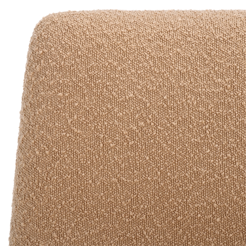 Safavieh Derrick  Birch and Steel  Dining Chair in Oatmeal