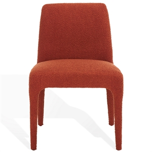 Safavieh Derrick  Birch and Steel  Dining Chair in Rust