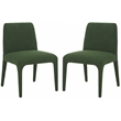 Safavieh Derrick  Birch and Steel  Dining Chair in Green